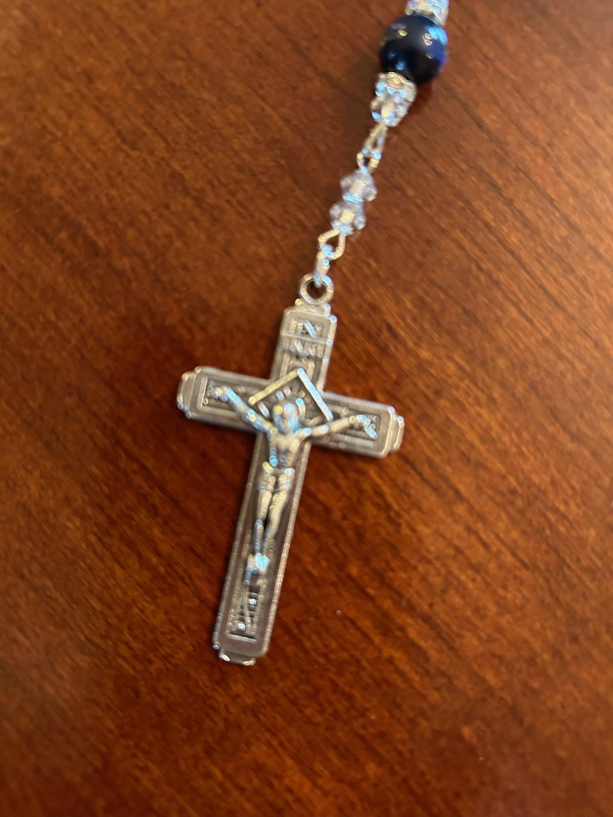 Lapis Lazuli St. Michael Rosary