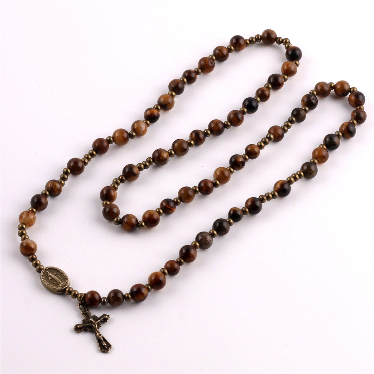 Tiger Eye Rosary Wrap Bracelet