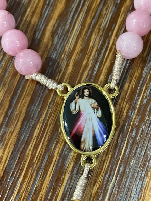 Divine Mercy Tourmaline Rosary