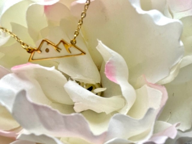 Mustard Seed Mountain Necklace