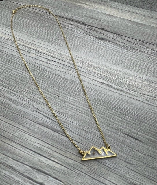 Mustard Seed Mountain Necklace