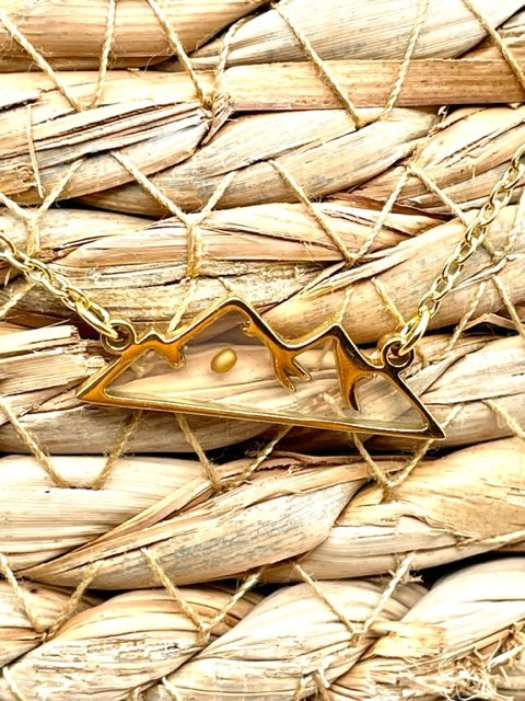 Mustard Seed Mountain Necklace
