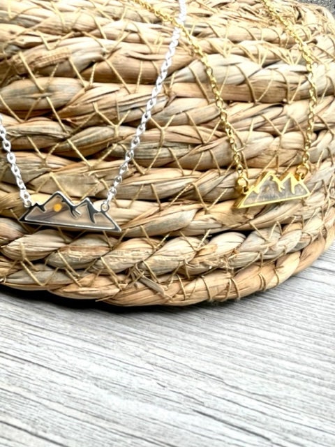 Mustard Seed Mountain Necklace