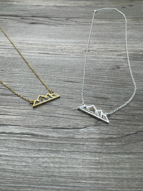 Mustard Seed Mountain Necklace