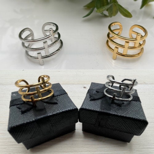 Trinity Triple Cross Adjustable Ring — Alternate Listing